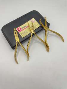 Herramientas de peluquería Alicates de extensión de cabello de plasma dorado Eliminación de cuentas de micro anillo de acero inoxidable y alicates multifunción de 2 agujeros - Product Image 5