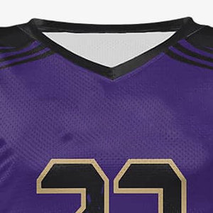 Dernier design de maillot de football américain respirant, à séchage rapide, de couleur unie, prix bas, service OEM, maillot de football américain - Product Image 5