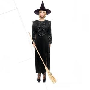 Costume di Cosplay strega nera per adulti Halloween e fantasia tema scelta perfetta! - Product Image 1