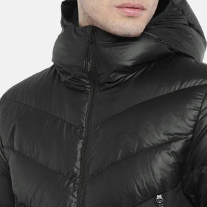 Gran oferta de chaqueta acolchada de moda para hombre para invierno, tela impermeable, cierre de cremallera, relleno de algodón, patrón impreso, suministro ODM - Product Image 2