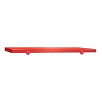 Planche à découper pour table de préparation - 1200x600mm - Épaisseur : 40mm - Conforme HACCP - PE500 (HDPE) - Rouge