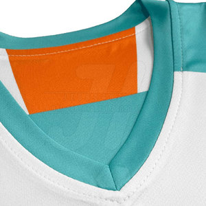 Camisetas de baloncesto transpirables con logotipo personalizado al por mayor, ropa deportiva de fábrica de alta calidad, tela de poliéster 100% impresa personalizada, novedad - Product Image 3