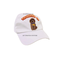 Casquette Trucker Tendance Brodé Design Mardi Gras 2026 Logo Personnalisé Perles et Strass Coton Fait Main Haute Qualité