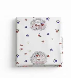 Parure de lit style princesse toute saison, épaisse, 600 fils/cm², écologique, pliée, 100 % coton lavé, unie, pour fille, avec jupe de lit - Product Image 4