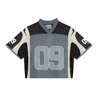 Maillot de football personnalisé en mesh - Unisexe, 100% polyester, séchage rapide et extensible, couleurs et tailles personnalisables