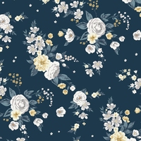 Tela de Poliéster Koshibo Chiffon con Estampado Digital de Flores Personalizado para Vestidos de Novia en Canadá, Diseño de Tela para Tops