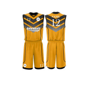 Conjunto de uniforme de equipo de baloncesto Elite, camiseta y pantalones cortos de poliéster transpirables de secado rápido, ropa deportiva para hombres, mujeres y jóvenes - Product Image 5