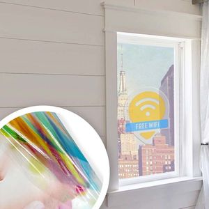 Autocollants transparents en PVC pour fenêtres, autocollants décoratifs pour vitres, cadeaux promotionnels - Product Image 1