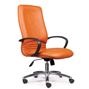 HOM1020-1 Ergonomic High-Back Swivel <b>Chair</b> PU Leather Adjustable Headrest Classic Contemporary for Home Office Workshop Hospital - Product Image 4