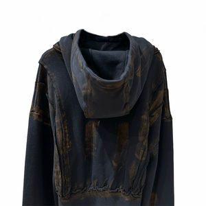 Nouveau design streetwear, sweat-shirts unisexes personnalisés, sweat-shirts vintage en coton délavé à l'acide, manches longues, surdimensionnés, respirants, sweat-shirts vierges pour femmes - Product Image 4