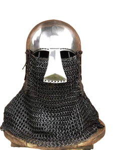 หมวกกันน็อคไวกิ้งยุคกลาง, หมวกกันน็อคเกราะอัศวินพร้อมงานฝีมือโลหะ - Product Image 6