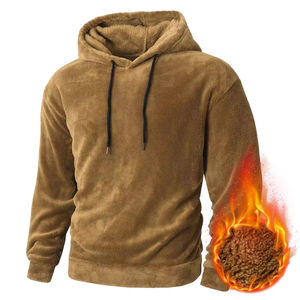 Novedad, Sudaderas con Capucha 100% Terciopelo para Hombre, Alta Calidad, Personalizables, Tela de Velour Lavada, Tallas Grandes - Product Image 4