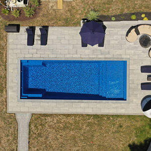 Piscine rectangulaire encastrée de qualité supérieure, étanche, longue durée de vie, piscine à cascade, piscine à domicile - Product Image 1