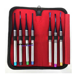 Juego de 7 Instrumentos de Implante Dental con Recubrimiento de Titanio, Elevador de Raíz Luxante con Manual, Incluye Bandeja de Casete - Product Image 4