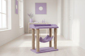 Amistar Lilac Paradise คุณภาพสูงพร้อมเปลญวนแมวเกาสำหรับแมวทุกขนาด - Product Image 2