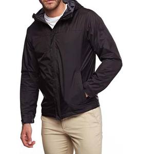 แจ็กเก็ตกันลมของผู้ชายเสื้อแคนวาสกันน้ำสไตล์ไฮสตรีทแบบมีซิปสีทึบสำหรับฤดูหนาว2024ออกแบบได้ตามต้องการ - Product Image 2