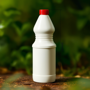 1000ml HDPE <b>Plastic</b> Bottle With Screw <b>Cap</b> For Detergent Bleach Chemical And Household Liquid Packaging - Product Image 2