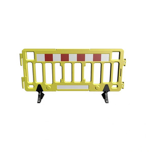 Barrière de sécurité Wesure S2421 en plastique HDPE robuste de 2 mètres, fonction d'avertissement d'urgence - Product Image 1