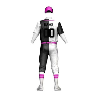 Maillot de baseball et de softball unisexe de qualité supérieure, impression numérique personnalisée, vêtements de sport grande taille, polyester respirant, ensembles imprimés pour adultes - Product Image 6