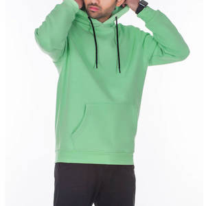 Venta al por mayor de sudaderas con capucha de alta calidad de varios colores 100% algodón Sudadera con capucha Streetwear de algodón de peso pesado - Product Image 2