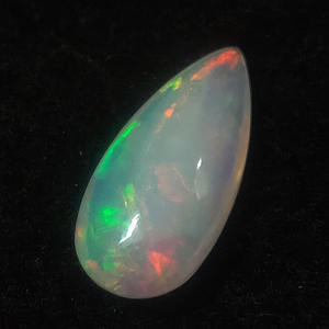 ธรรมชาติเอธิโอเปียโอปอล28X13มิลลิเมตรลูกแพร์ Cabochon 13.2 Cts ของแท้โอปอล Cab สำหรับเครื่องประดับที่เต็มไปด้วยไฟลูกแพร์สีขาวโอปอลอัญมณี Cab - Product Image 1