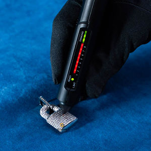 จี้ฮิปฮอปทรงกลมสวยงามสำหรับทั้งหญิงและชายใหม่ทันสมัยเพชรที่มีความคมชัดและชัดเจน10K สีขาวทองสำหรับทุกเพศ - Product Image 2