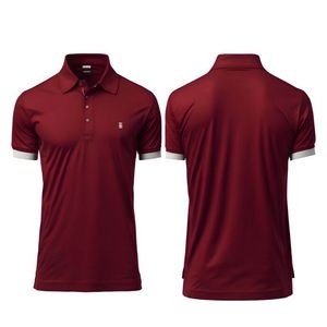 Fresh Arrival High Quality Men's Shirt Comfortable Soft Regular Fit Solid Pattern Breathable Polyester/Cotton Jersey Fabric - Product Image 6