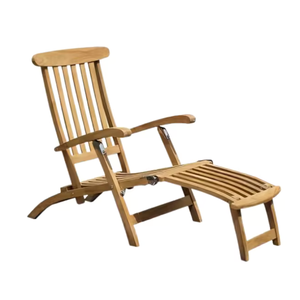 Chaises longues pliantes en bois massif Chaises longues de soleil Sunrise pour piscine, plage et patio Utilisation de matériaux écologiques - Product Image 1