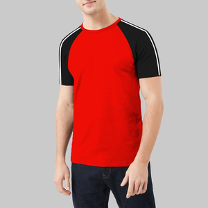 T-shirts raglan pour hommes – Nouvelle collection été – Manches raglan décontractées – Couleurs unies – Vente en gros - Product Image 4