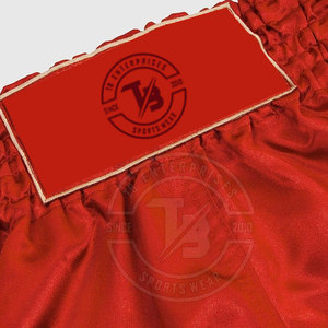 กางเกงขาสั้นมวยไทยสำหรับผู้ชายชุดฝึกแบบลำลองอุปกรณ์ศิลปะการต่อสู้ขายดี - Product Image 4