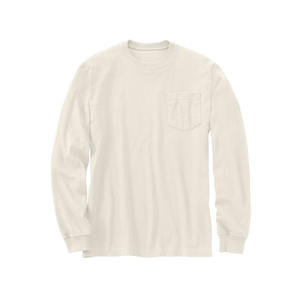 T-shirt à manches longues pour homme, coupe confortable, avec poche, conçu pour un usage quotidien décontracté, avec un tissu doux et une apparence raffinée et propre - Product Image 1