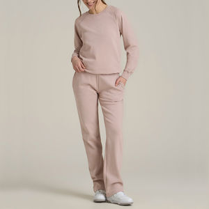 Ensemble de survêtement décontracté 2 pièces personnalisé 2026 pour femme – Hoodie et pantalon de jogging sportifs, mode hivernale, 100 % coton, coupe classique - Product Image 1