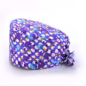 Gorro Quirúrgico de Algodón Puro con Diseño Personalizado para Salón de Belleza, Clínica, Instituto de Salud, Gorro de Enfermera - Product Image 2
