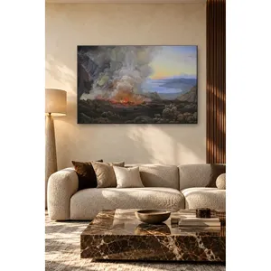 Impression sur toile de l'éruption du Vésouvis de Fida Dahl - Product Image 3