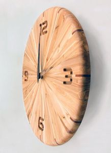 DETAILED CUSTOMIZED WOODEN WALL <b>CLOCK</b> FOR ELEGANT HOME DECOR MODERN Bamboo Body with Natural Rosh for Wedding Occasions - Product Image 2