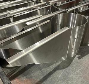 ชิ้นส่วนงานผลิตแผ่นโลหะตัดตามสเปคชิ้นส่วนงานผลิตตามสั่งผลิตตามแบบอะลูมิเนียม - Product Image 4