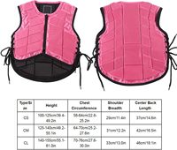 Gilet de sécurité équestre en néoprène de qualité supérieure, respirant, haute qualité, vêtements de football américain à manches courtes, 100% coton