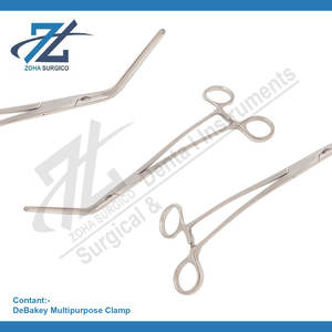 Debakey ชุดเครื่องมือผ่าตัดอเนกประสงค์ทำจากสแตนเลสใช้ซ้ำได้ผลิตในปากีสถาน - Product Image 2