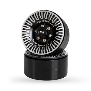 KYX <span class=keywords><strong>1</strong></span>/<span class=keywords><strong>10</strong></span> RC chenille <span class=keywords><strong>1</strong></span>.9 "jantes en aluminium Beadlock pour AXIAL SCX10 III CAPRA UTB 4WD pièces de mise à niveau de camion tout-terrain - Product Image 1