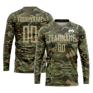 Maillot de football Camo 100% Polyester de haute qualité pour hommes et enfants maillot de Football nom personnalisable pour les joueurs d'équipe de Club de sport - Product Image 3