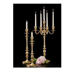 Candelabro de Metal de Lujo, Portavelas de Múltiples Brazos, Diseño Elegante para Sala de Estar, Repisa, Decoración de Bodas - Product Image 6