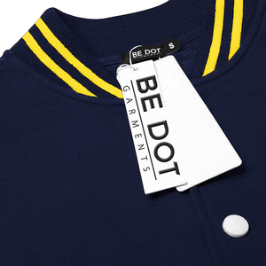 Nouvelle collection 2026 : Blousons universitaires personnalisables pour hommes – Modèle hiver fin à col montant, motif uni, haute qualité - Product Image 3