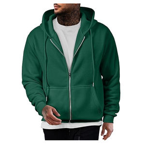 Sweatshirts unisexes à col montant et demi-fermeture éclair en coton 350 GSM Impression numérique en polaire lourde avec logo personnalisé pour la saison de printemps - Product Image 5