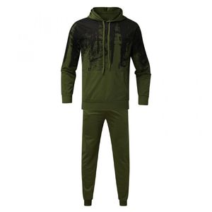 Ropa de calle de alta calidad con logotipo personalizado para hombre, chándal de algodón 100%, conjuntos de chándal lavados con estampado transpirable para invierno - Product Image 6