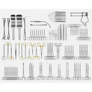 Juego de Instrumentos Quirúrgicos para Laparotomía T/C de 104 Piezas |   Kit Básico de Cirugía Abdominal - Product Image 1