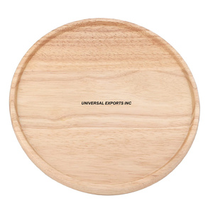 Assiette de chargeur en bois de haute qualité mariage et événement décoratif à la main concepteur en bois sous assiette - Product Image 5