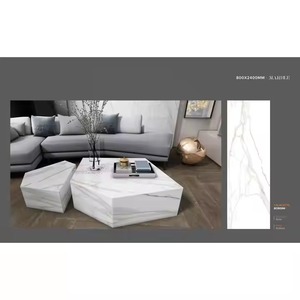 <span class=keywords><strong>Alps</strong></span> Statuario 800x2400x15mm Mármol de Carrara pulido 80x240x1,5 cm Azulejo de porcelana para sala de estar Losa esmaltada Azulejos vitrificados - Product Image 2