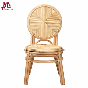New Design Handwicker Rattan Dining <b>Chair</b> Elegant Furniture for Kitchen Boho Style Made in Vietnam - Product Image 2