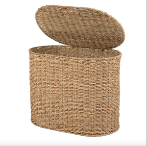 Panier de rangement en gros du Vietnam, 100% en jonc de mer tressé, poubelle multifonctionnelle - pour salles de bain et chambres - design naturel - Product Image 2