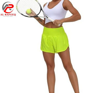 Offre Spéciale Short de yoga décontracté taille haute pour femmes Impression de logo personnalisée - Product Image 3